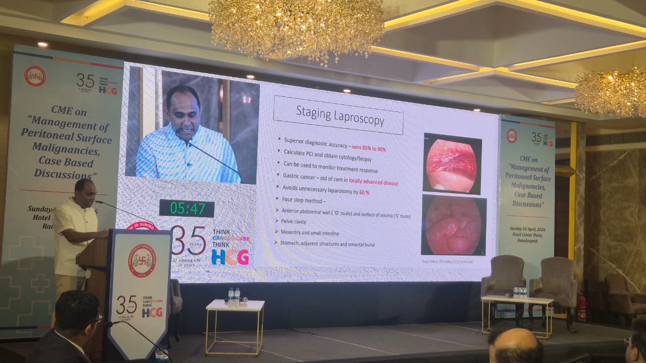 CME on Management of Peritoneal Surface Malignancies successfully held in Nagpur by HCG Cancer Hospital and Association of Surgeons Nagpur